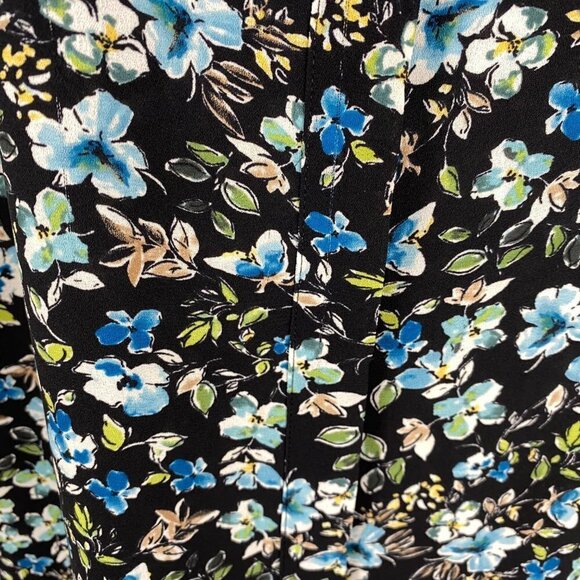 J. Jill Double Layer Shirt Women's XL Floral Long‎ Sleeve Multicolored Flawed - Picture 10 of 13